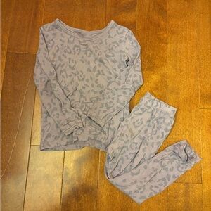 Kyte Purple Leopard Pajamas 3T